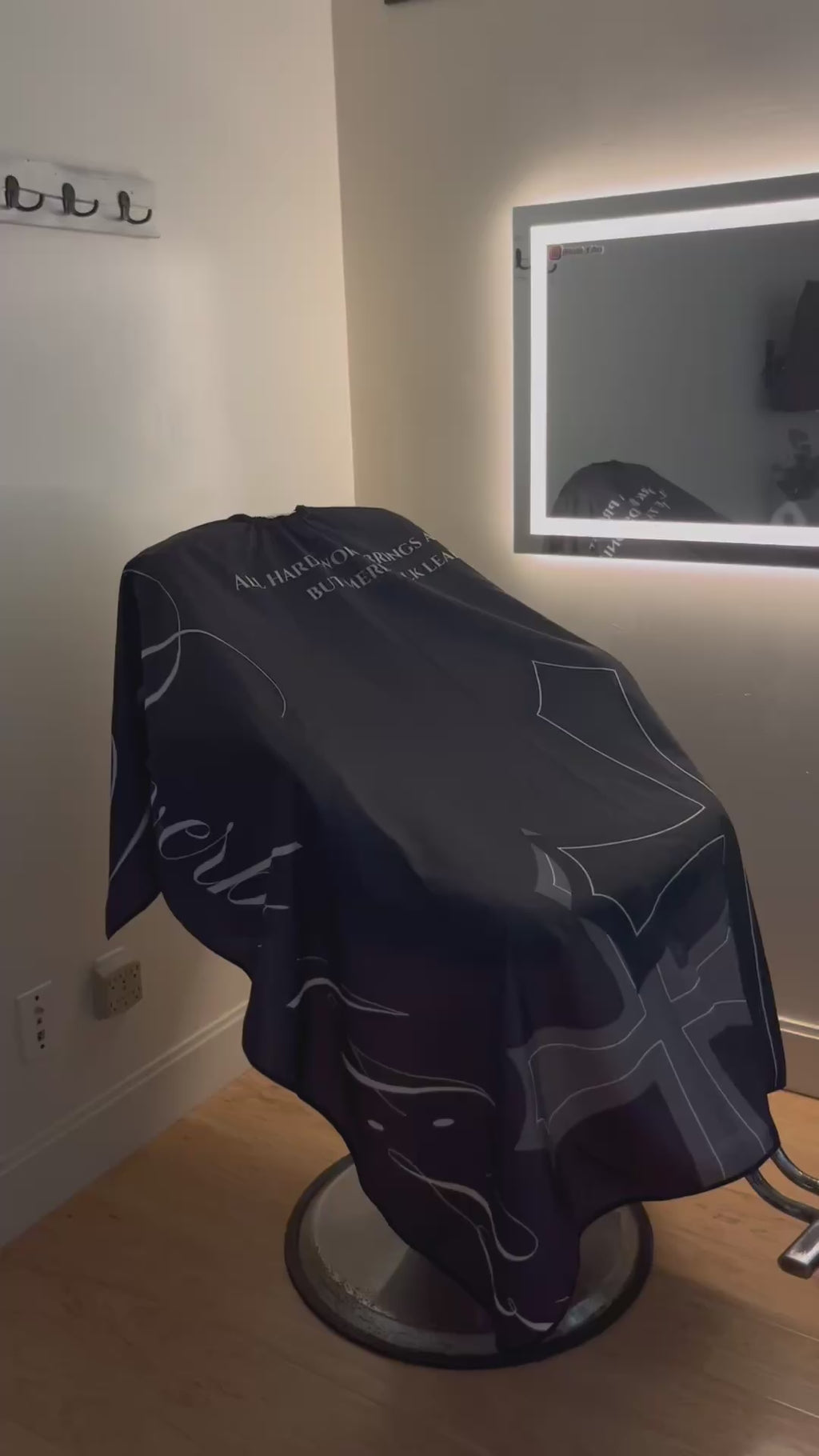 Black Barber Cape (Proverbs 14:23)